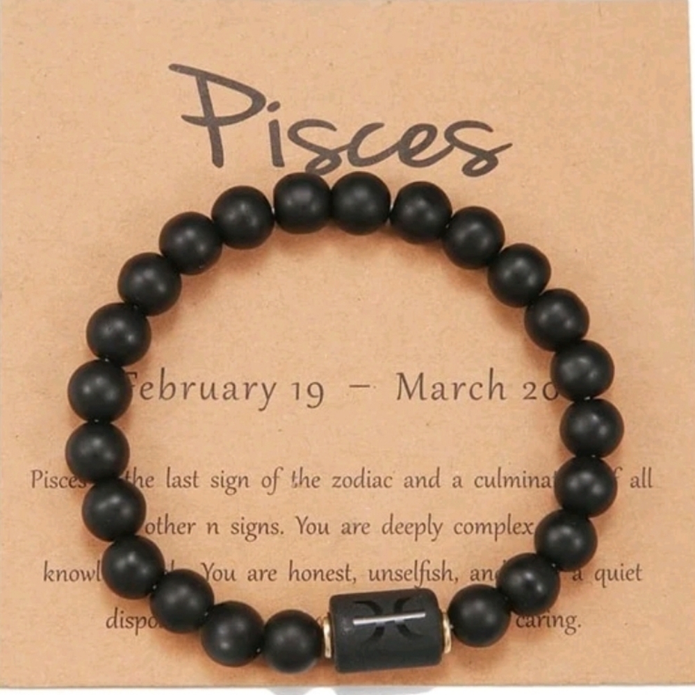 Zodiac sign bracelet